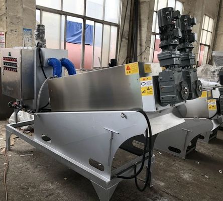 5m3 / H Máy xếp trục vít bằng thép không gỉ Nuôi trồng thủy sản Máy khử nước bùn xoắn ốc