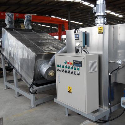 Máy tách nước bùn xoắn ốc 15m3 / H nhà máy thực phẩm thiết bị khử nước bùn