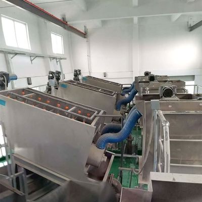 Máy tách nước bùn xoắn ốc 15m3 / H nhà máy thực phẩm thiết bị khử nước bùn