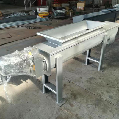 Băng tải trục vít không trục 10t / h Thiết bị vận chuyển bùn và cặn bằng thép không gỉ 304