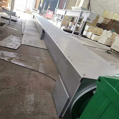 Băng tải trục vít không trục 10t / h Thiết bị vận chuyển bùn và cặn bằng thép không gỉ 304