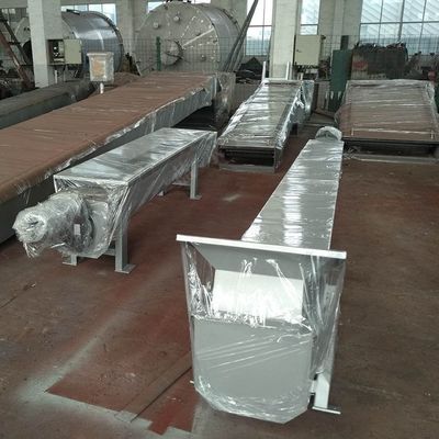 Băng tải trục vít không trục 10t / h Thiết bị vận chuyển bùn và cặn bằng thép không gỉ 304