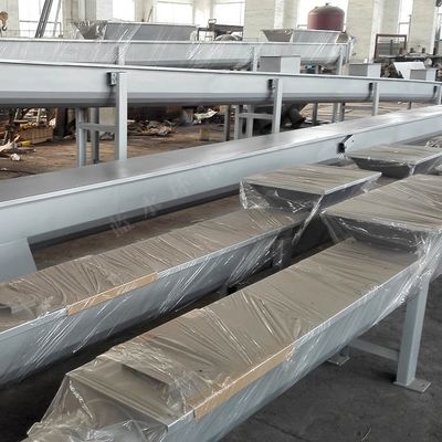 Băng tải trục vít không trục 10t / h Thiết bị vận chuyển bùn và cặn bằng thép không gỉ 304