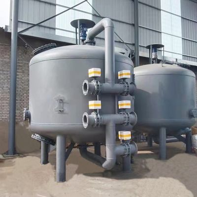 Bộ lọc than hoạt tính bằng thép không gỉ 304 Thiết bị xử lý nước thải Công nghiệp 2T / H