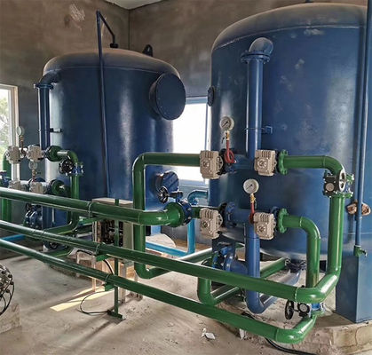 Bộ lọc than hoạt tính bằng thép không gỉ 304 Thiết bị xử lý nước thải Công nghiệp 2T / H