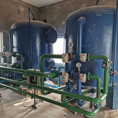 5m³ / H Bộ lọc cát mangan bằng thép cacbon 5m / H Bộ lọc cát mangan trong nước ngầm Loại bỏ sắt mangan