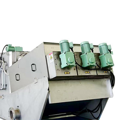 20m3 / H Máy khử nước bùn xoắn ốc Trang trại Thiết bị xử lý bùn phân chuồng