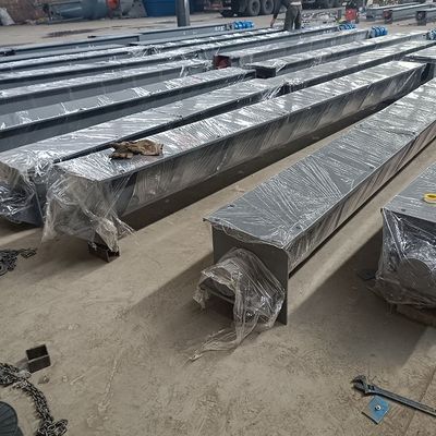 3m3 / h Băng tải trục vít không trục vít bằng thép cacbon loại U