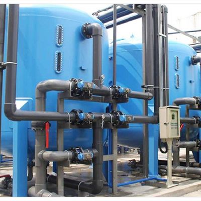 Bộ lọc than hoạt tính bằng thép cacbon 30m3 / H Bộ lọc nước ngầm Cát nông Bộ lọc đa phương tiện