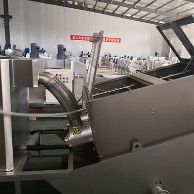Máy ép bùn trục vít 50m3 / H cho nhà máy hóa chất