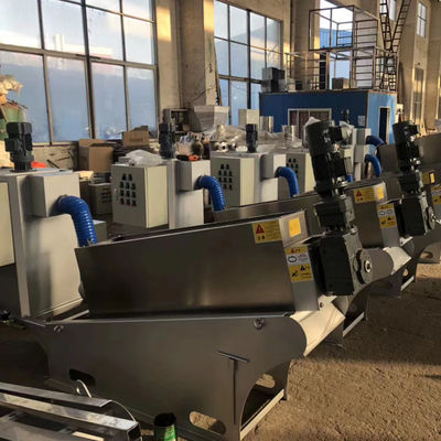 Máy ép bùn trục vít 50m3 / H cho nhà máy hóa chất