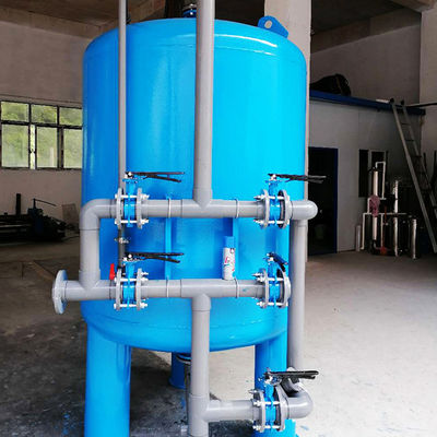 Bộ lọc cát thạch anh than hoạt tính đa phương tiện công nghiệp hoàn toàn tự động