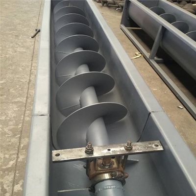 Băng tải trục vít bùn bằng thép cacbon Bột khô Vận chuyển xoắn ốc công nghiệp