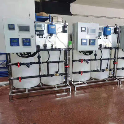 Hệ thống định lượng tự động hóa chất lỏng để xử lý nước thải nhà máy nhuộm