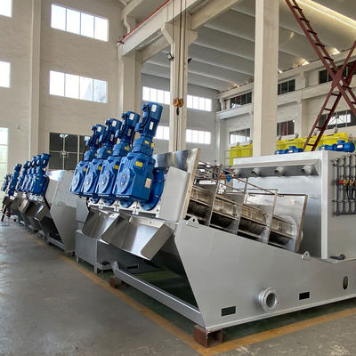 Máy khử nước bùn hóa dầu xoắn ốc cho nhà máy thực phẩm
