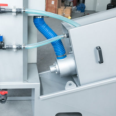 Máy ép bùn loại xoắn ốc Máy khử nước bùn SS 304 Vật liệu