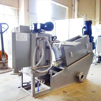 Máy ép trục vít Thiết bị khử nước bùn nhà máy hóa chất hoàn toàn tự động