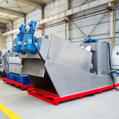Máy ép trục vít Thiết bị khử nước bùn nhà máy hóa chất hoàn toàn tự động