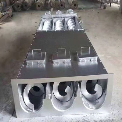 Chịu nhiệt độ cao Băng tải trục vít không trục bằng thép không gỉ