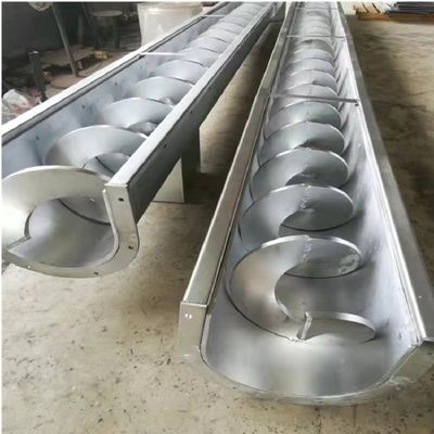 Máy băng tải trục vít silo xi măng thép không gỉ xoắn ốc cho bột