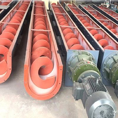 Máy băng tải trục vít silo xi măng thép không gỉ xoắn ốc cho bột