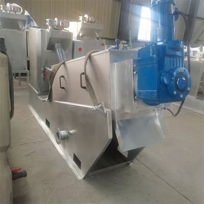 Máy ép trục vít bằng thép không gỉ Máy khử nước bùn Tích hợp dày