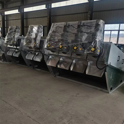 Máy ép trục vít bằng thép không gỉ Máy khử nước bùn Tích hợp dày