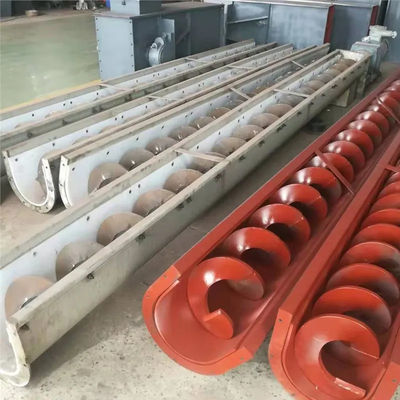 Băng tải trục vít dạng viên không trục bằng thép không gỉ Máy khoan xoắn ốc xi măng