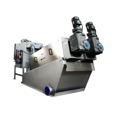 Máy khử nước bùn xoắn ốc SS304 tự động Tỷ lệ mất nước cao