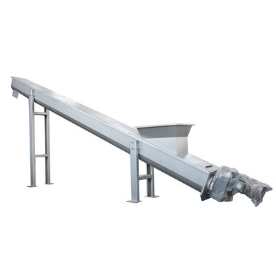 Băng tải trục vít không trục bằng thép không gỉ cho băng tải xoắn ốc hạt bột