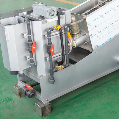 Máy khử nước bùn xoắn ốc 100m3/H Thiết bị xử lý bùn SUS316L