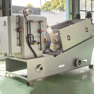 Máy khử nước bùn xoắn ốc 100m3/H Thiết bị xử lý bùn SUS316L