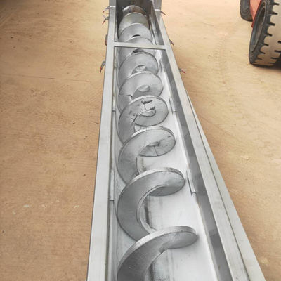 Máy băng tải trục vít bột không trục loại U SS316L 1-10t / h