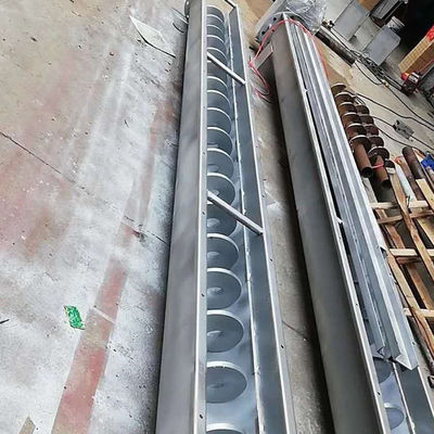 Máy băng tải trục vít bột không trục loại U SS316L 1-10t / h