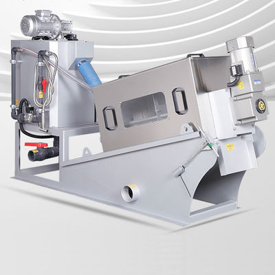 Thiết bị khử nước bùn xoắn ốc 304SS hoàn toàn tự động 30-50kg / h