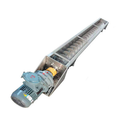 Máy băng tải trục vít không trục hình chữ U bằng thép không gỉ 304 Chiều dài 1 ~ 20m
