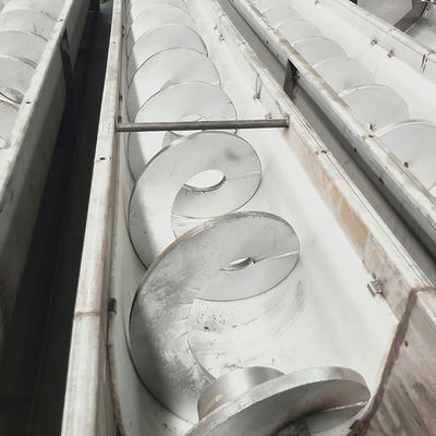 Máy băng tải trục vít không trục hình chữ U bằng thép không gỉ 304 Chiều dài 1 ~ 20m