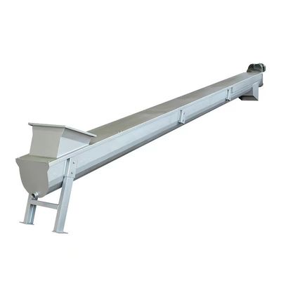 Băng tải trục vít bằng thép carbon có thể tùy chỉnh Máy cấp bột khô loại U Chiều dài 7m