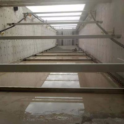 Hệ thống máy cạo bùn tấm xích SS304 Nhà máy xử lý nước thải dài 18m