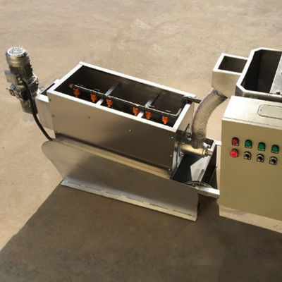 Máy ép bùn trục vít SS304 / 316 Máy chạy tự động 2.25kw