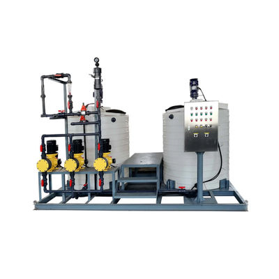 Tiết kiệm năng lượng Hệ thống định lượng chất keo tụ 2000L / H PE cho chất ổn định nước làm mát tuần hoàn