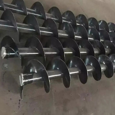 Chiều dài 1 ~ 100m Băng tải trục vít không trục bằng thép carbon tự động cho bột hạt xi măng