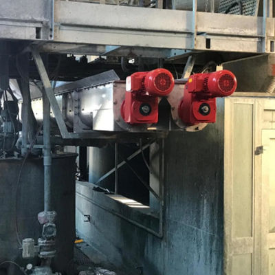 Chiều dài 1 ~ 100m Băng tải trục vít không trục bằng thép carbon tự động cho bột hạt xi măng
