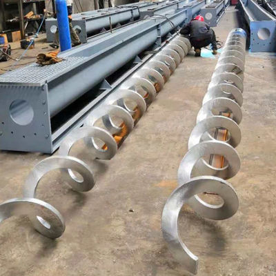 Chiều dài 1 ~ 100m Băng tải trục vít không trục bằng thép carbon tự động cho bột hạt xi măng