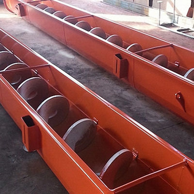 Chiều dài 1 ~ 100m Băng tải trục vít không trục bằng thép carbon tự động cho bột hạt xi măng