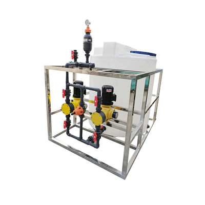 CE ISO 250L ~ 10000L Máy định lượng hoàn toàn tự động Hệ thống định lượng chất keo tụ PAC/PAM