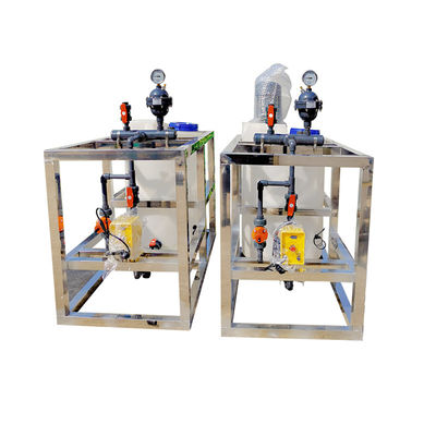 CE ISO 250L ~ 10000L Máy định lượng hoàn toàn tự động Hệ thống định lượng chất keo tụ PAC/PAM