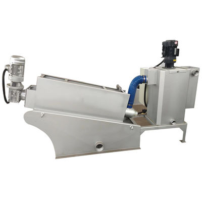 8m3 / H Thép không gỉ 304 Máy ép trục vít Thiết bị khử nước bùn Chống gỉ