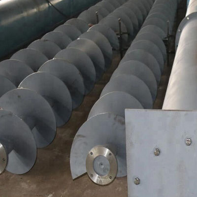 Băng tải trục vít khử nước bùn SUS304 để vận chuyển cát vôi nghiền than