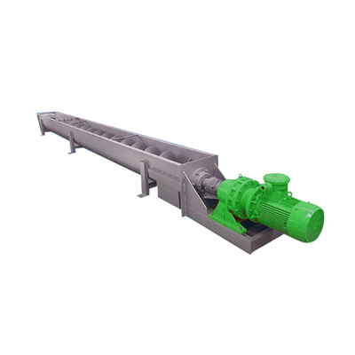Băng tải trục vít không trục bằng thép carbon 50m3/H Băng tải xoắn ốc bằng thép không gỉ tự động